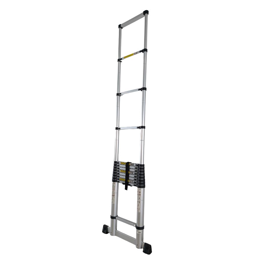 Scara telescopica din aluminiu MESTERINO TOOLS MTJL-101-5.0, 5 metri, 13 trepte, greutate maxima suportata 150 kg