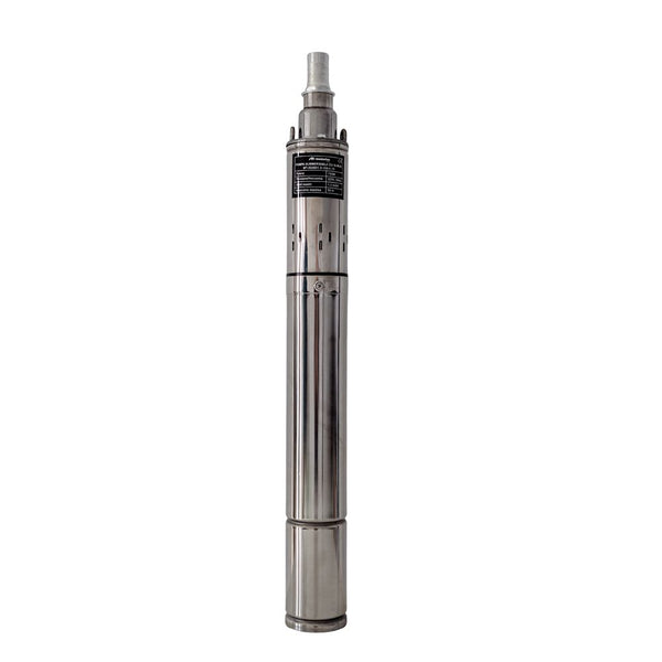 Pompa submersibila cu surub MESTERINO TOOLS MT-3QGD1.2-100-0.75, corp INOX, 750 W, debit maxim 1.2 m3/h, adancime maxima 50 m, cablu 10 m