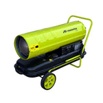 Tun de caldura pe motorina MESTERINO MTRY-100, putere 100 KW, ventilator 340 W, volum de aer 1300 m3/h, capacitate rezervor combustibil 46 litri