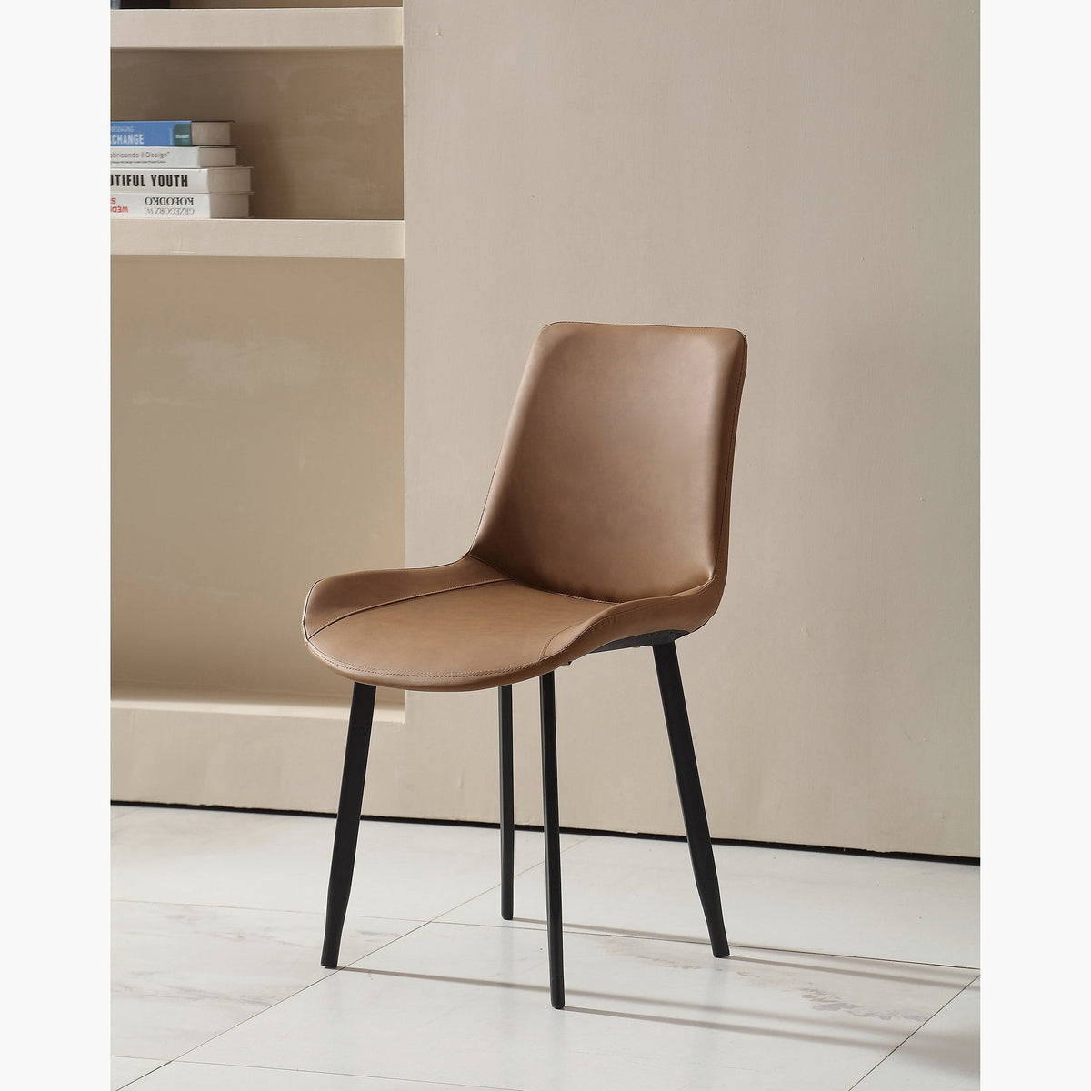 RESIGILAT - Scaun de dining design scandinav, aspect minimalist, 50 x 46 x 83 cm