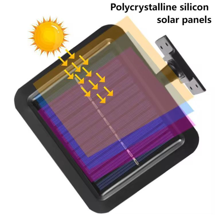 Lampa solara LED cu telecomanda, ajustabila, 6 COB LED, senzor miscare si lumina, baterie 2400 mAh, cablu 5 m, rezistenta la apa, negru