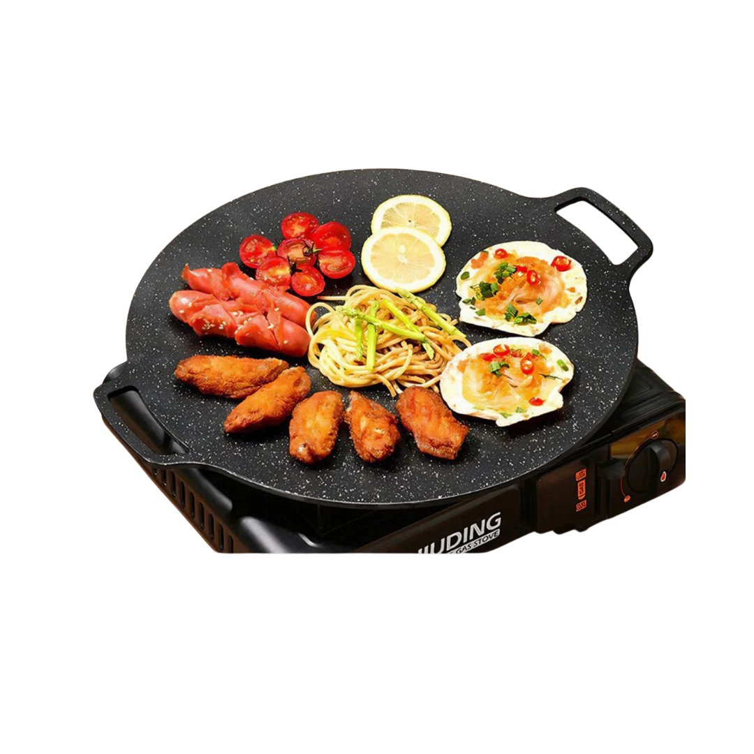 Plita rotunda coreeana pentru gratar 32 cm