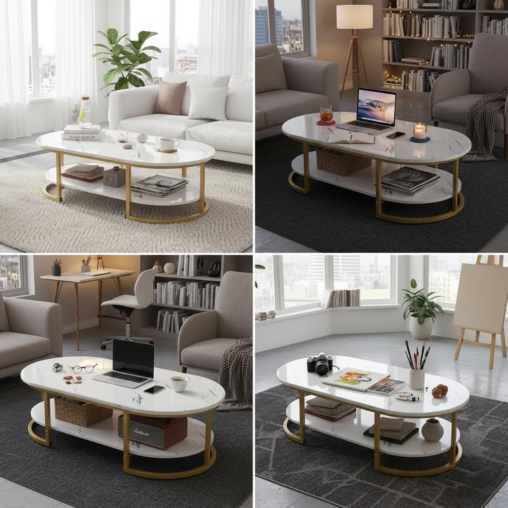 Masuta Ovala Dining Lemn Masiv Design Modern Eleganta - imagine principala