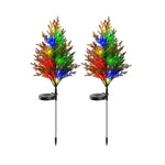 Set 2 x Copac Solar Model Tuia 70 Ramuri 80cm cu LED Multicolor Panou Solar