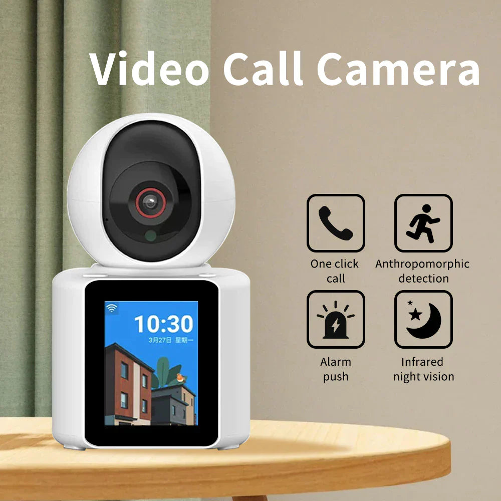 Camera Video WiFi 360° HD 1080p cu Comunicare Bidirectionala, Baby Monitor, Infrarosu, Detectare Miscarare, Stocare Cloud/SD