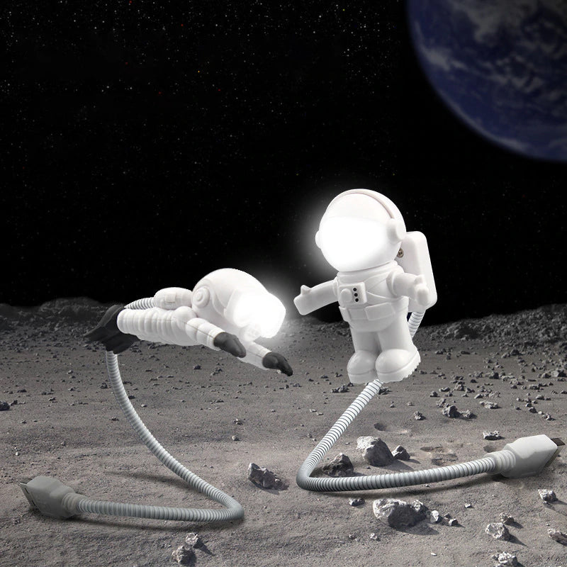 Lampa USB model Astronaut, pentru iluminare tastatura sau citit