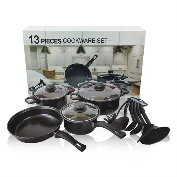 Set oale si ustensile bucatarie pentru gatit, 13 piese
