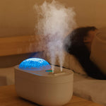 Umidificator de Aer cu Difuzor de Aroma Reincarabil Doua Pulverizatoare Lampa Veghe Proiectie