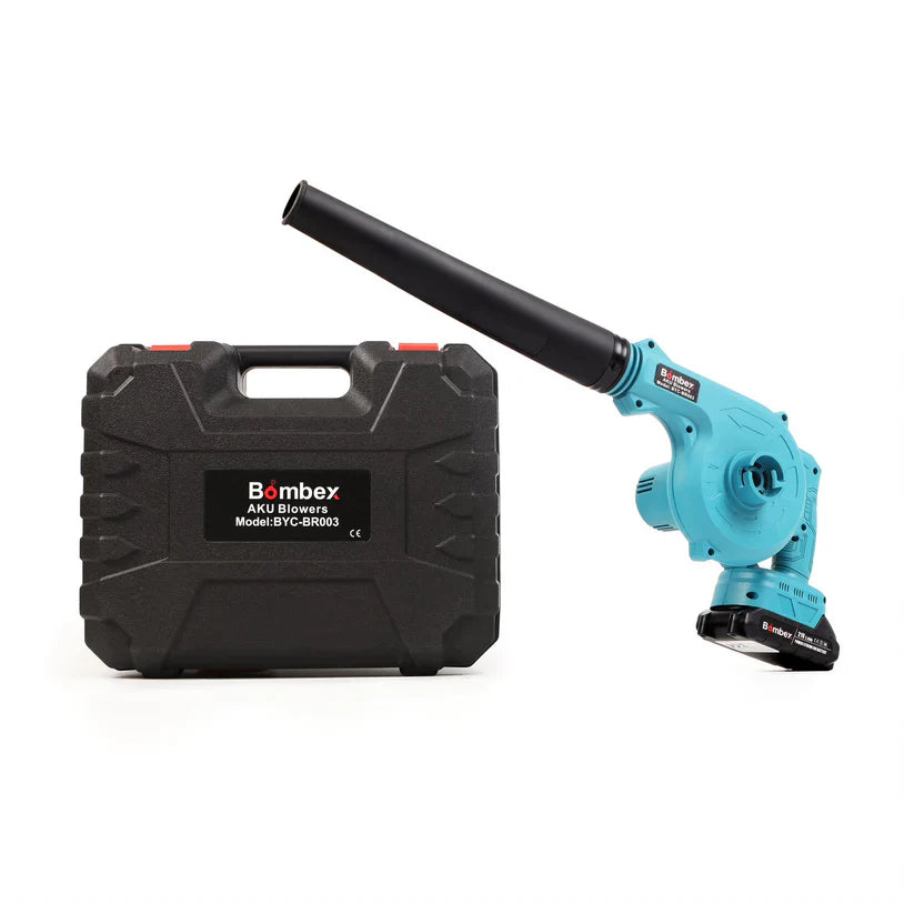 RESIGILAT - Suflantă Frunze fără Fir 880W, 2 Acumulatori 48V, 2 în 1 Suflare și Aspirare Frunze, Praf, Zăpadă, 18000 RPM