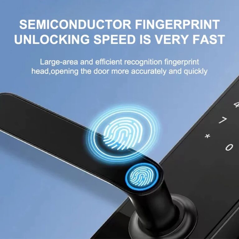 Incuietoare Inteligenta Cerradura Security cu Amprenta Digitala Biometrica Parola 5 in 1 - detaliu produs