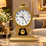 Ceas de Masă Premium cu Pendul, Mecanism Quartz, Design Clasic Elegant – 40 × 28 cm
