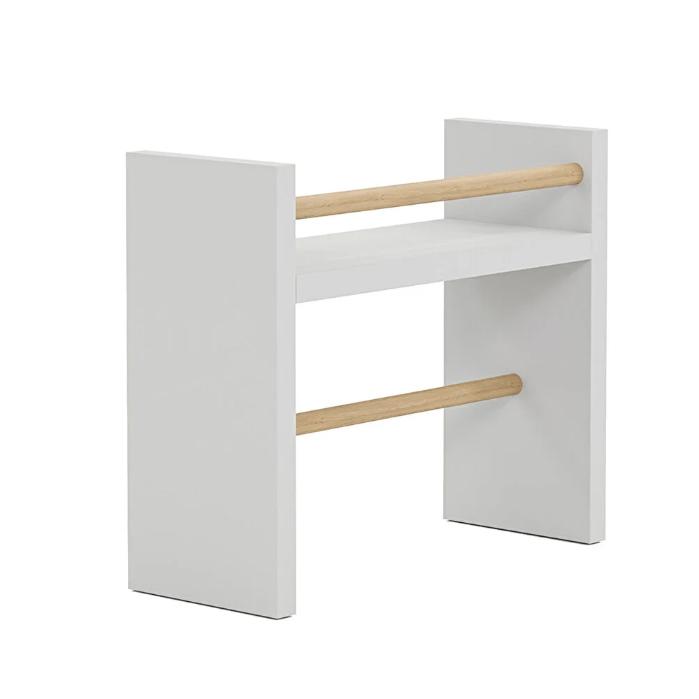 Raft bucatarie cu suport prosop hartie, organizator condimente, 30x13.5x29 cm