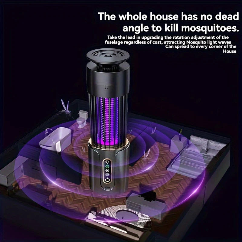 Lampa anti tantari UV cu zapper electric lumina ambientala pentru interior si exterior USB