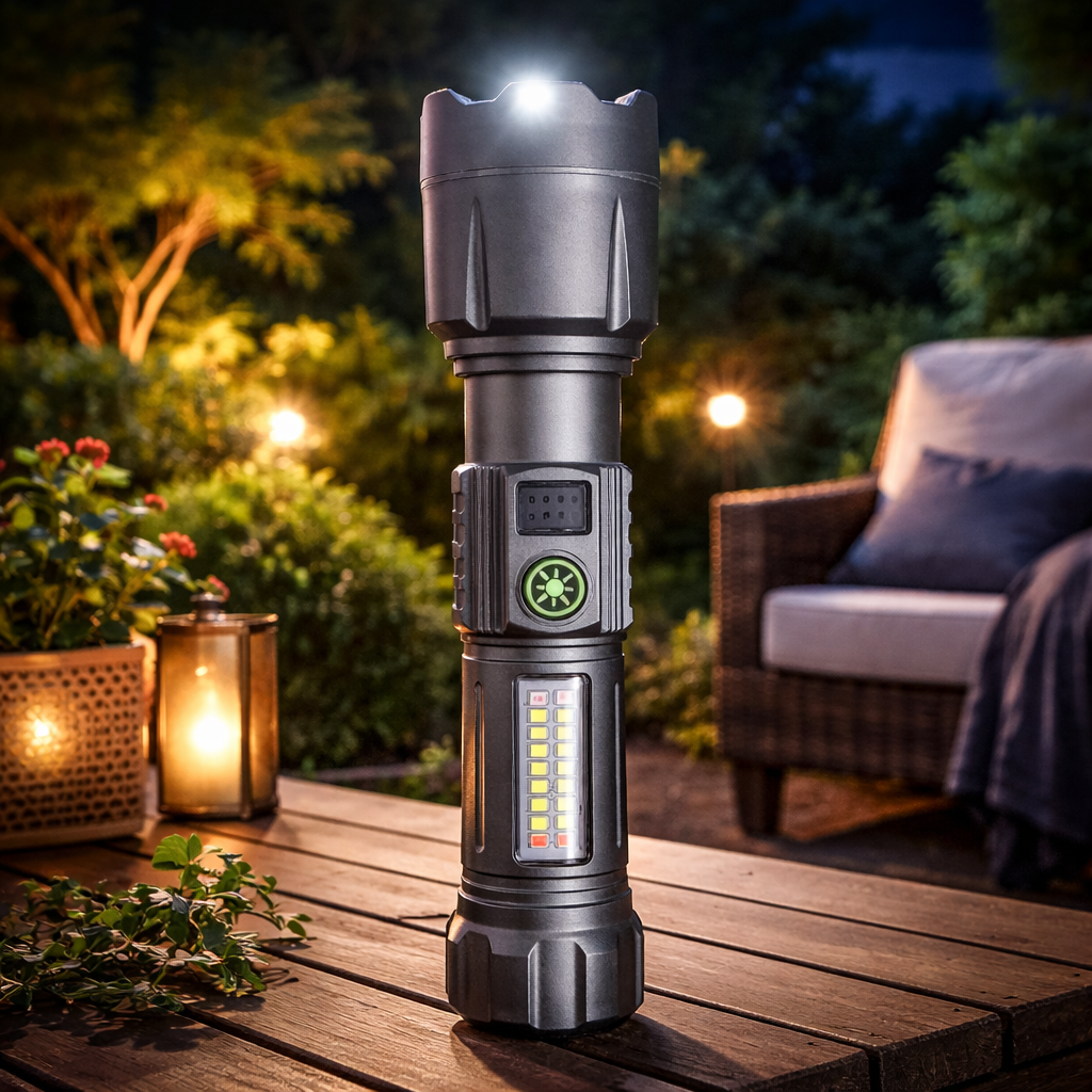 Lanterna profesionala Cree Led din aluminiu cu spot reglabil