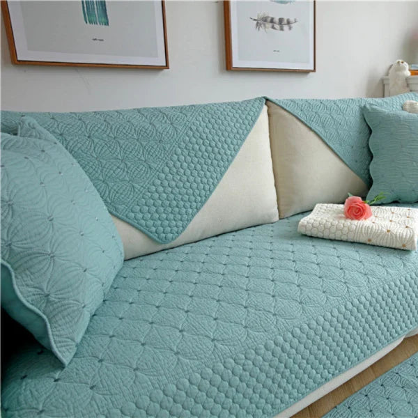 Perna decorativa din bumbac cu husa detasabila, 45 x 45 x 10 cm,