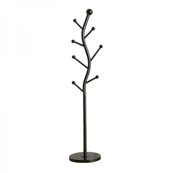 Cuier pentru haine in forma de S, 7 carlige, otel carbon, 178 x 30 cm, negru