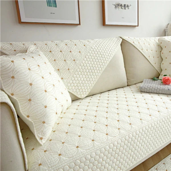 Perna decorativa din bumbac cu husa detasabila, 45 x 45 x 10 cm,