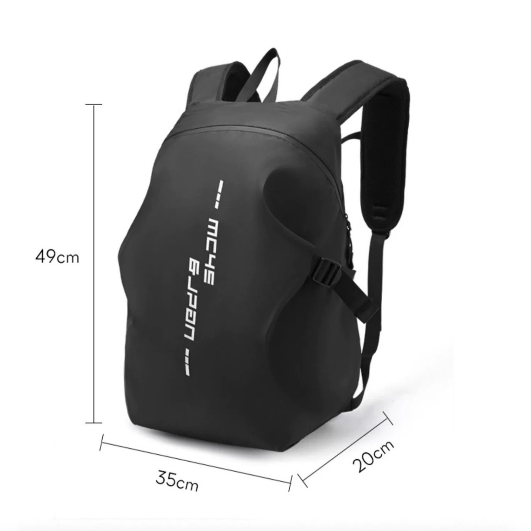 Rucsac Moto 35L impermeabil, compartiment casca &amp; design urban