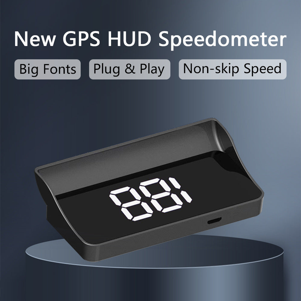 Head-Up Display HUD Auto cu GPS Vitezometru Digital Detectare Automata Universal Parbriz - detaliu produs