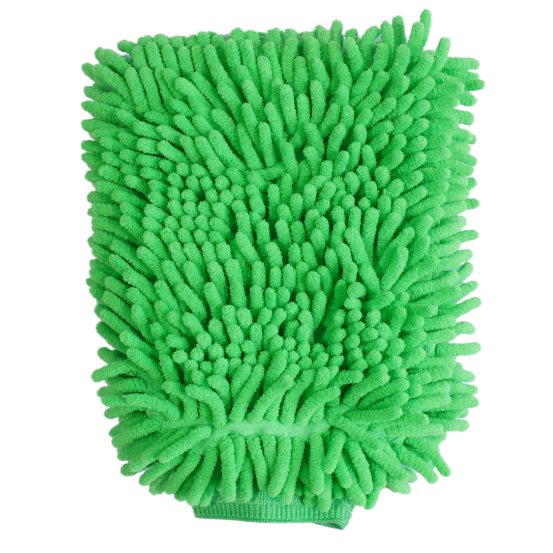 Manusa Spalare Auto Chenille Izolata Interior Microfibra Verde - detaliu produs