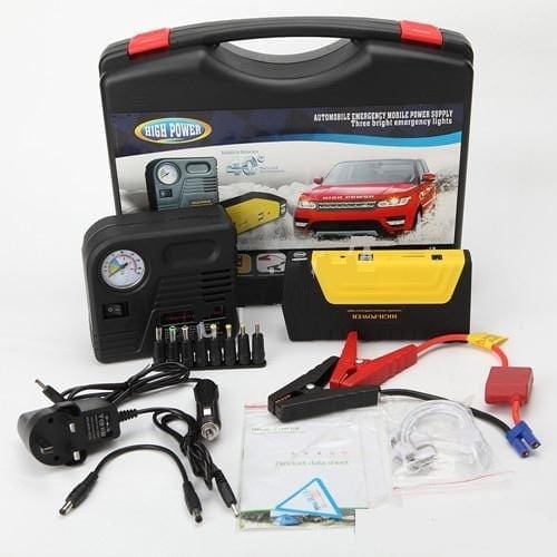 RESIGILAT - Robot pornire auto portabil, cu acumulator 68800 mAh + compresor auto