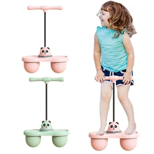 Jucarie de Sarituri pentru Copii cu Maner Ergonomic si Baza Antialunecare – Design Panda