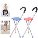 Scaun pliabil cu baston, inaltime 82 cm, maxim 100 kg