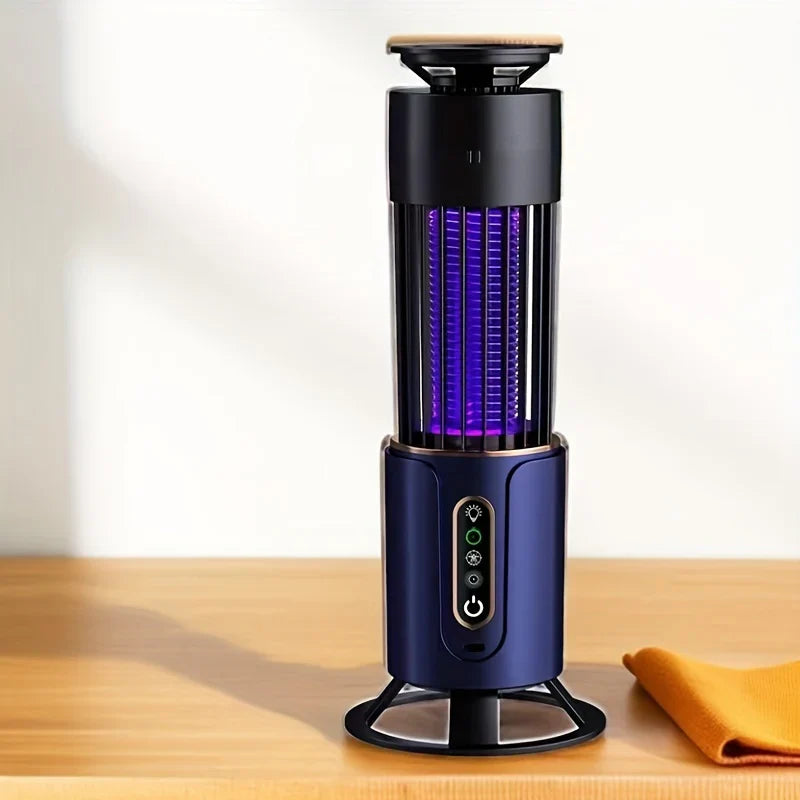 Lampa anti tantari UV cu zapper electric lumina ambientala pentru interior si exterior USB
