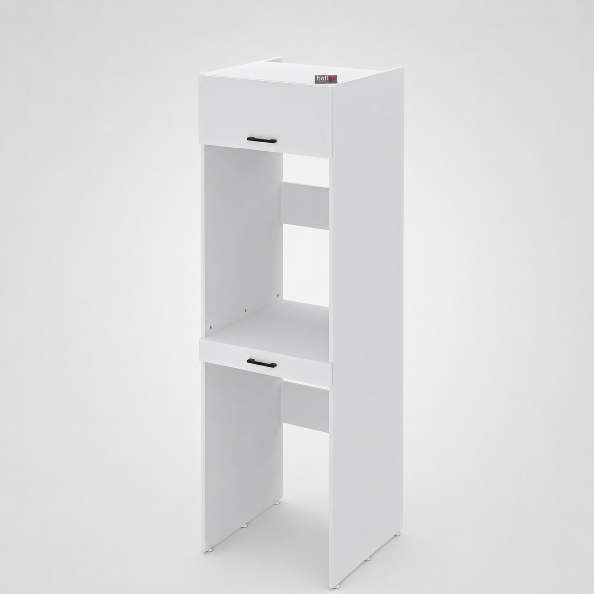 Dulap pentru masina de spalat si uscator, cu rafturi, 67 x 68,8 x 215,4 cm