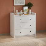 Comoda dormitor din PAL 90x50,1x90 cm, cu 3 sertare si 6 compartimente
