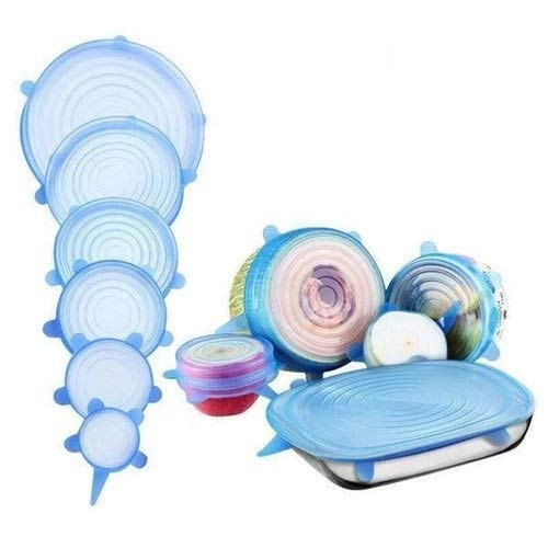 Set 6 capace flexibile din silicon, pentru caserole - CuDeToate.ro