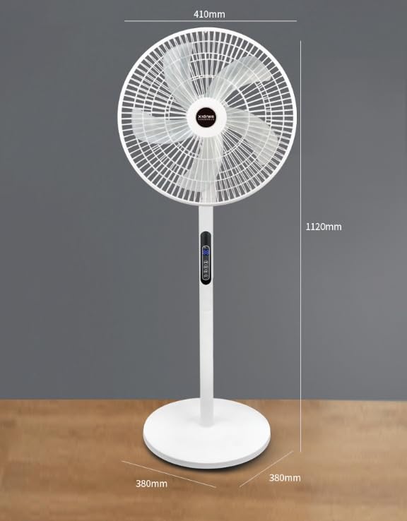 Ventilator digital cu telecomanda si timer 1120 mm, oscilatie 90°, afisaj LED, 16 inch