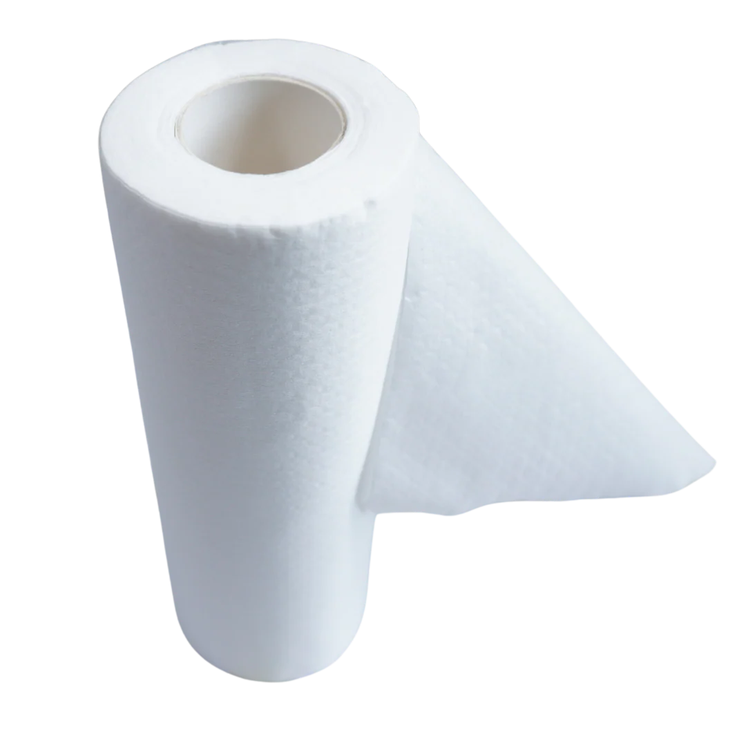 Rola Lavete de Curatare 80 buc Alb Material Netesut Absorbant - imagine principala