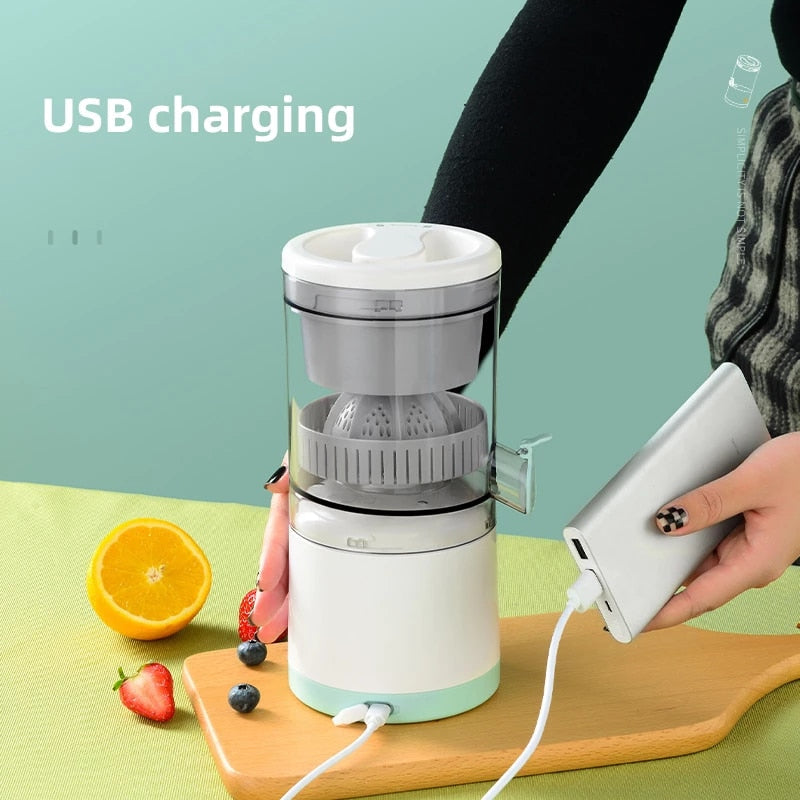 RESIGILAT - Storcator electric de citrice portabil cu alimentare usb 45w