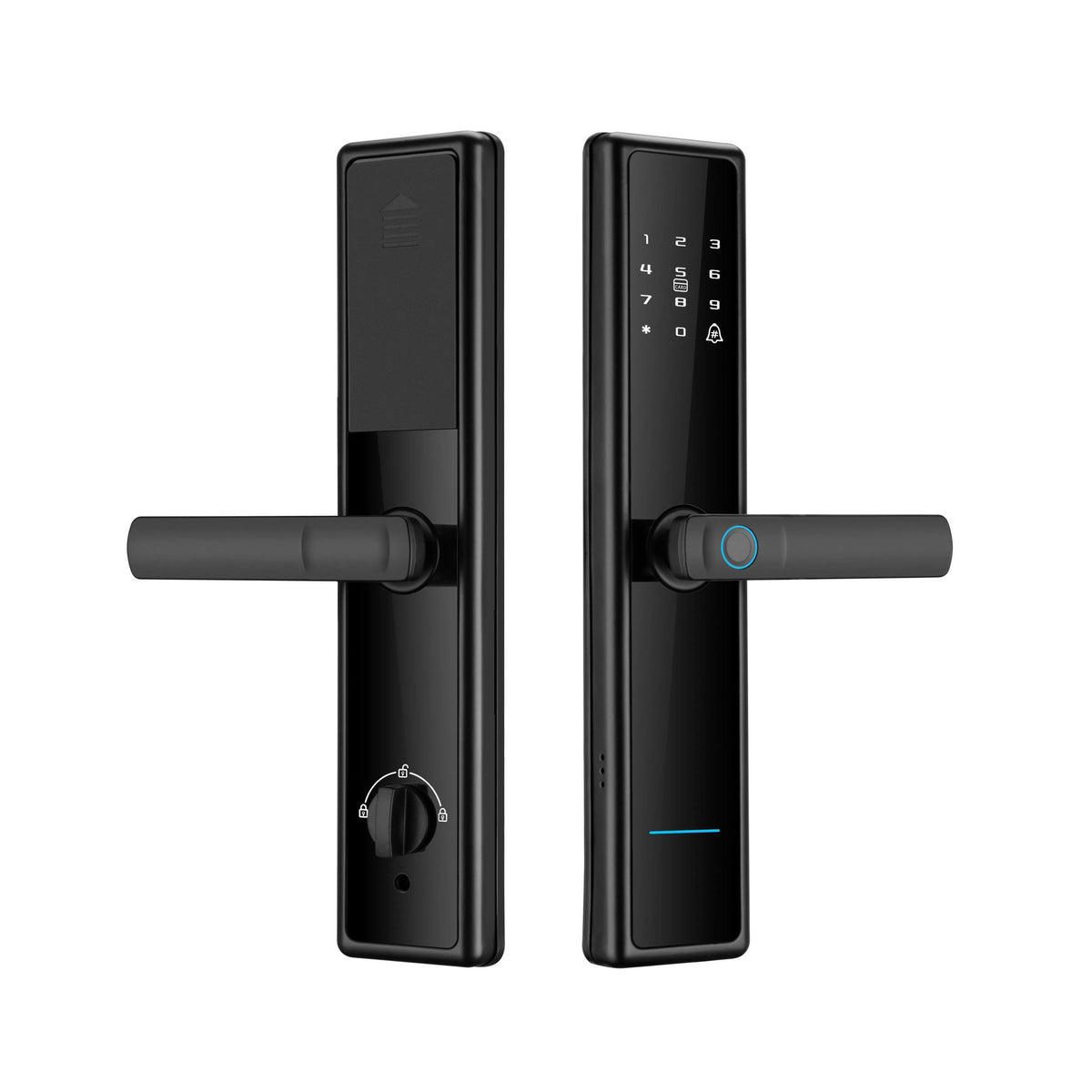 Incuietoare Inteligenta Cerradura Security cu Amprenta Digitala Biometrica Parola 5 in 1 - imagine principala