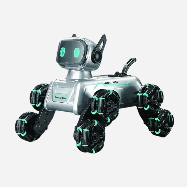 Jucarie Robot RC 2.4GHz 8WD Gesture Sensing Masina Stunt cu Muzica si Lumini - detaliu produs