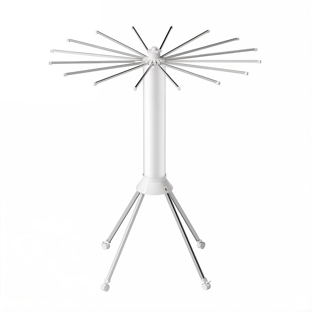 Uscator de rufe tip trepied, pliabil si compact, cu 16 brate rotative, pentru interior si exterior, 125cm