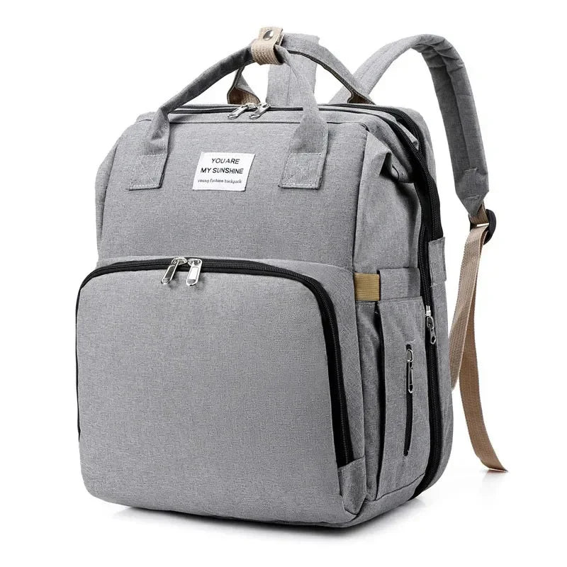 Geanta-Rucsac tip patut extensibil pentru copii, multifunctional, impermeabil, buzunare multiple, atasare la carucior
