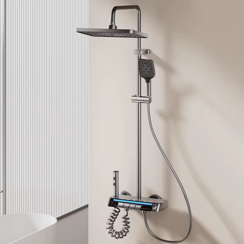 Set Dus Termostatic cu Afisaj Digital si Butoane Piano – Design Modern si Functii Avansate