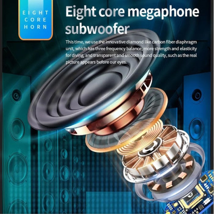 Casti wireless Bluetooth 5.0, M8, TWS