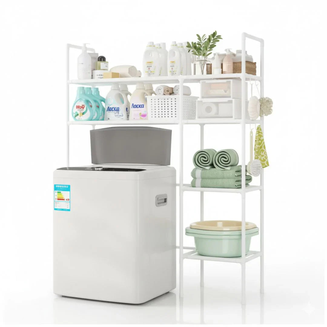 Raft Depozitare Masina Spalat sau Toaleta 138x106x25cm Metal