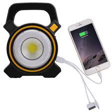 Lanterna Solara Camping 13x4x17cm Incarcare USB LED Portabila - detaliu produs