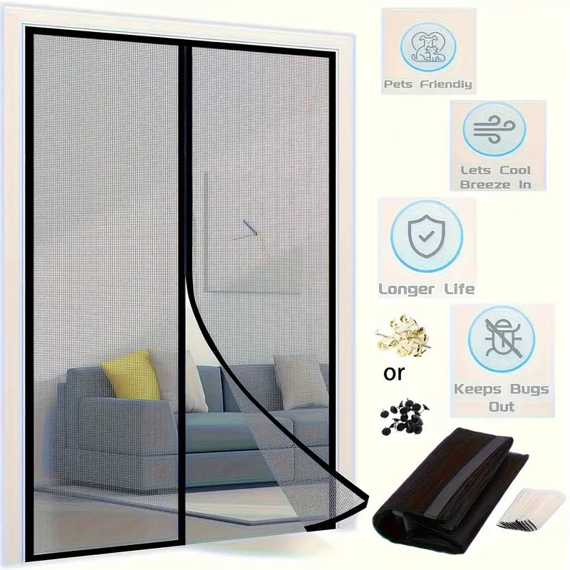 Perdea magnetica antiinsecte Magic Mesh 210 x 100 cm