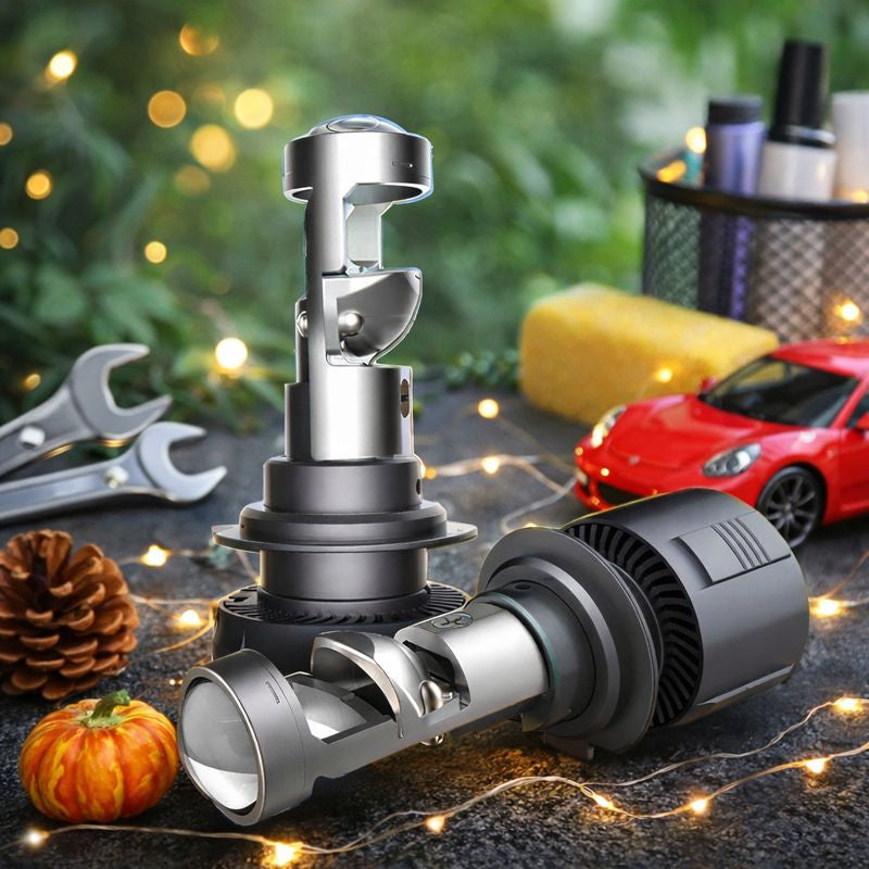 Set 2 Becuri A80 H7 cu lupa 12v 30000LM 80W