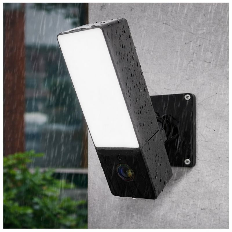 Camera supraveghere 4K exterior cu senzor miscare reflector si aplicatie mobila