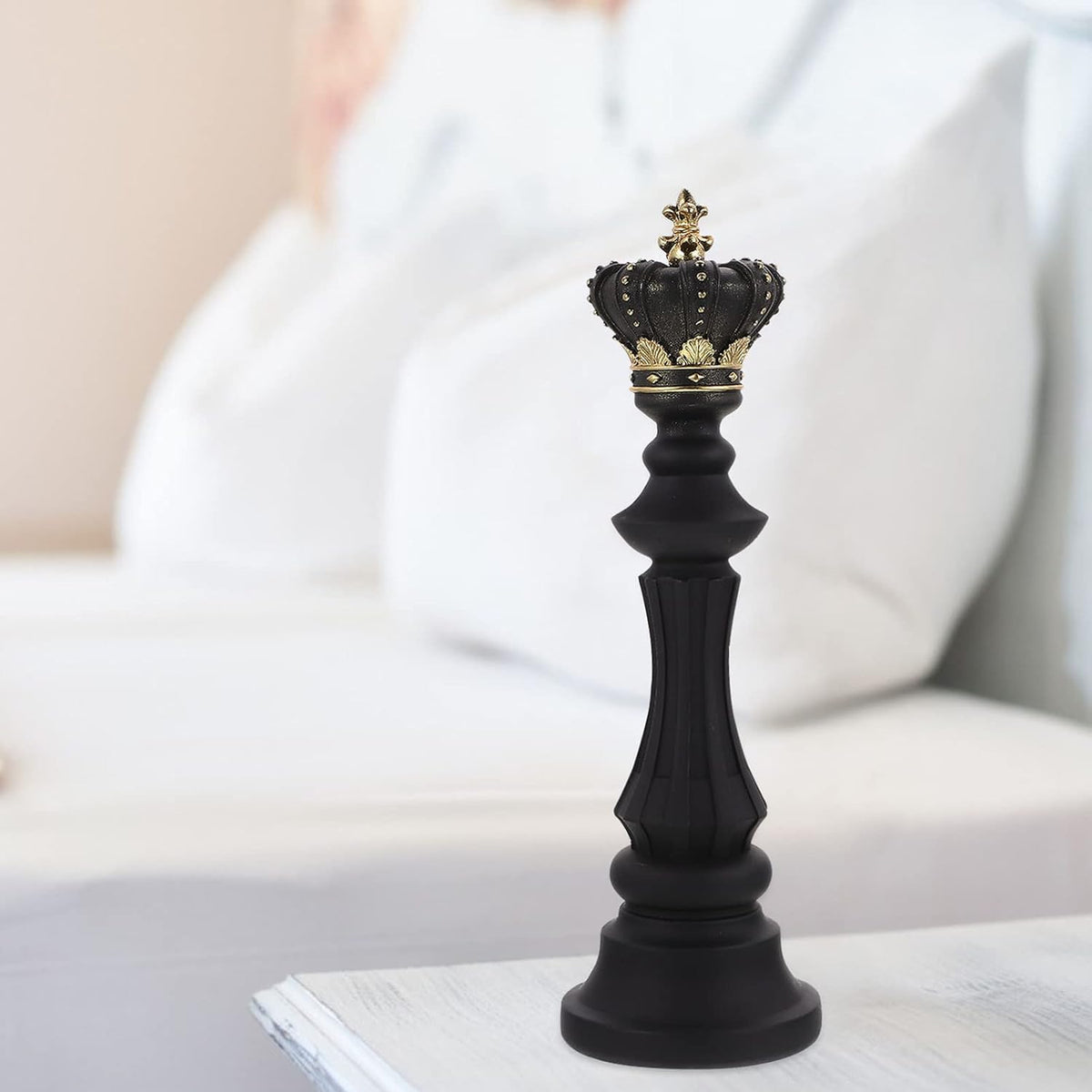 Statuete Sah Premium, Ornamente Regi, Dame, Calareti, Sculpturi Rasina, Decor Casa