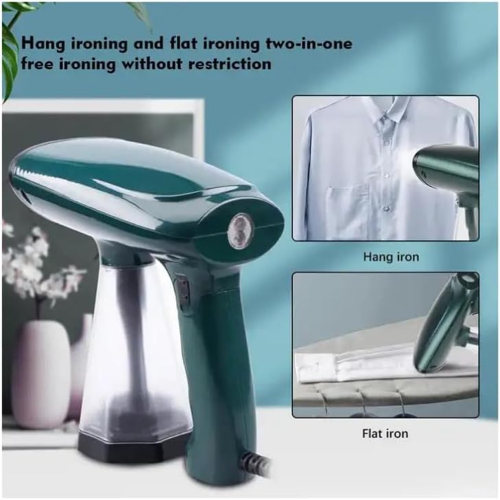 Aparat de calcat cu abur vertical RAF R-1277 1600W, verde