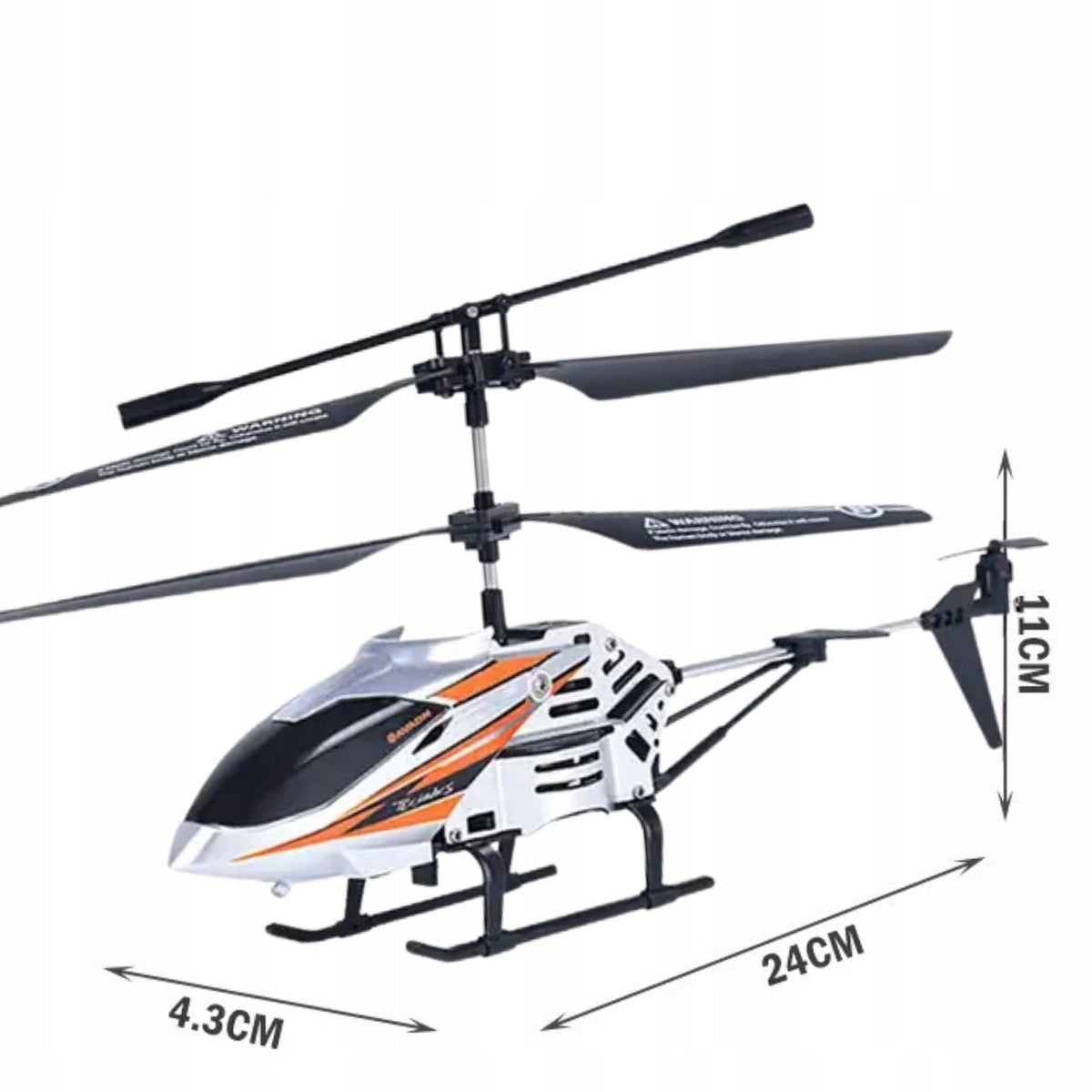 Elicopter cu telecomanda pentru copii 30m, 8 minute, 65g, 24x11x4.3 cm