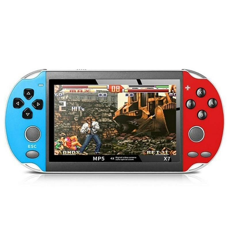 RESIGILAT - Consola jocuri portabila X7, display 4.3 inch, TV-Out, 10000 jocuri