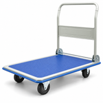 Carucior platforma, pliabil pentru transport marfa, capacitate pana la 300 kg